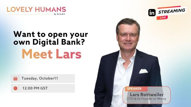 Want to Open Your Own Digital Bank? - Meet Lars - CTO of Mbanq